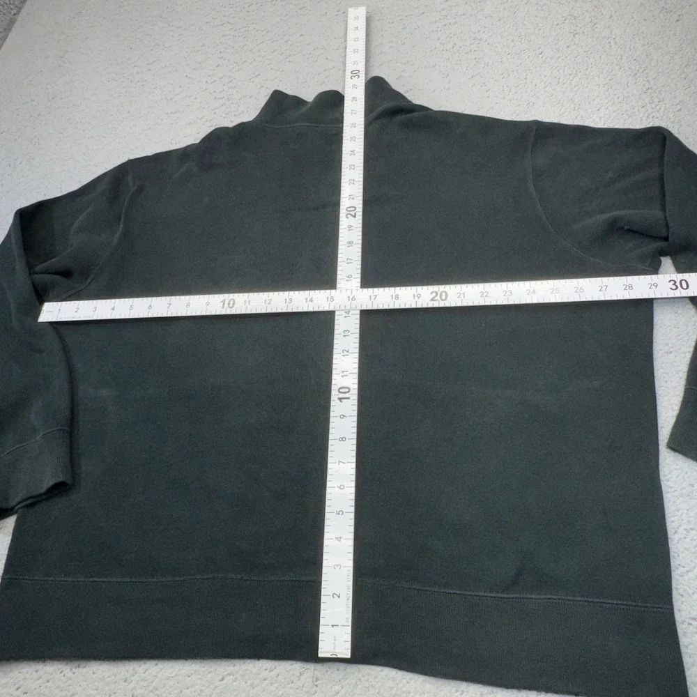 Polo‎ Ralph Lauren Sweater Jacket Mens XL Black Sweater Pony Ribbed Knit